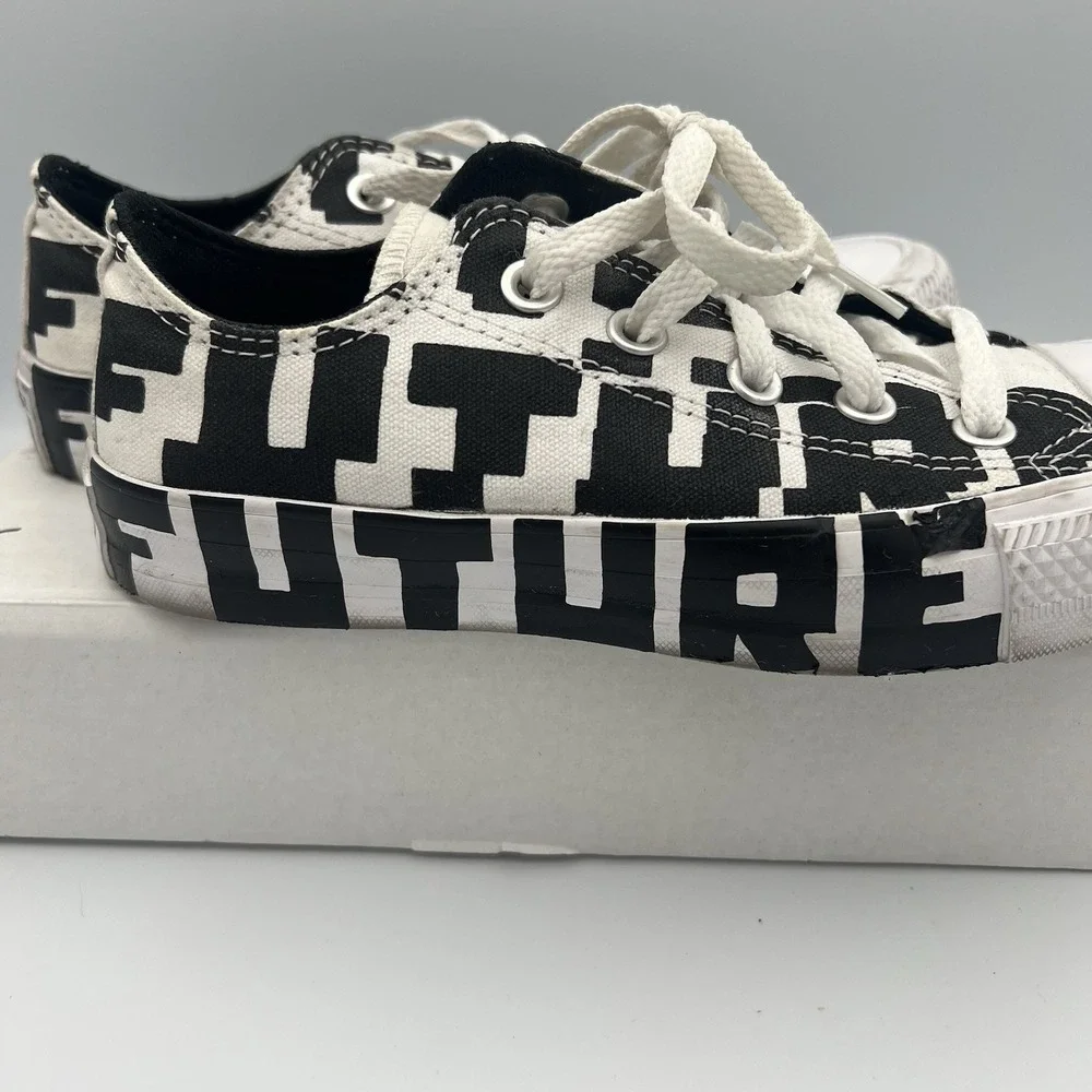 RARE Converse Chuck Taylor All Star 70S Low‎ Create Future Black White Sz 5.5